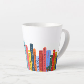 Caneca De Café Latte Livro bonito