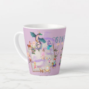 Caneca De Café Latte Livro de Histórias Personalizadas