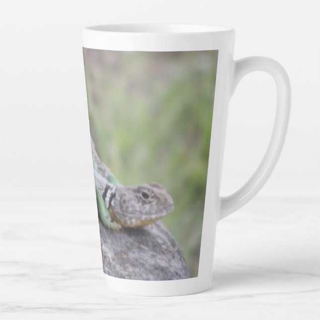 Caneca De Café Latte Lizard (Direita)