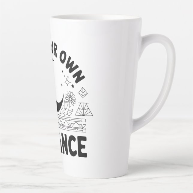 Caneca De Café Latte Localizar seu próprio saldo (Direita)