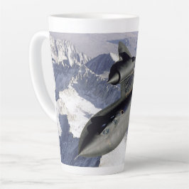 Caneca De Café Latte Lockheed SR-71B Blackbird