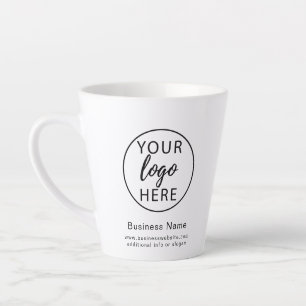 Caneca De Café Latte Logotipo da Empresa Empresarial Corporativo Funcio