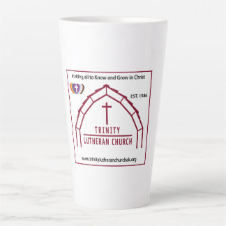 Caneca De Café Latte Logotipo da Igreja da Trindade