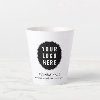Caneca De Café Latte Logotipo de sua empresa e Promocional da empresa d