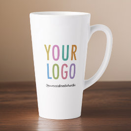 Caneca De Café Latte Logotipo personalizado personalizado de alto-laten