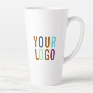 Caneca De Café Latte Logotipo personalizado personalizado de toalhete a