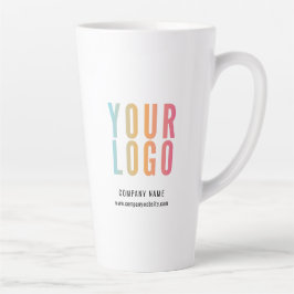 Caneca De Café Latte Logotipo Promocional Empresarial