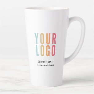 Caneca De Café Latte Logotipo Promocional Empresarial