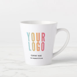 Caneca De Café Latte Logotipo Promocional Empresarial