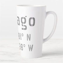 Longitude do Chicago Latitude