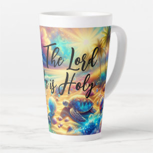 Caneca De Café Latte Louvado Senhor