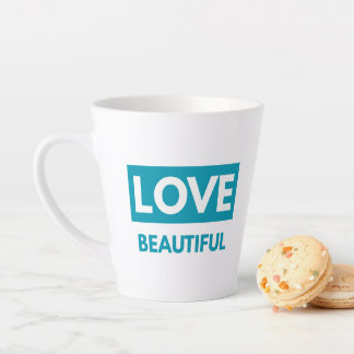 Caneca De Café Latte Love beautiful