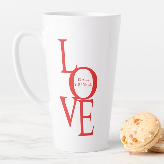 Caneca De Café Latte Love is all you need (In Situ)
