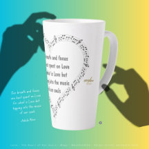 Love Latte Mug, poeta Adiela Akoo