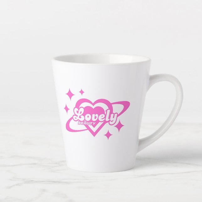 Caneca De Café Latte Lovely (Direita)