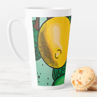Caneca De Café Latte Lovely Lemons Latte Mug