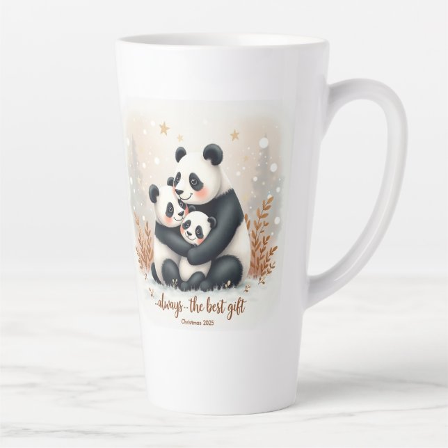 Caneca De Café Latte Loving Christmas Mom Mug (Direita)