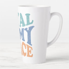 Caneca De Café Latte Loyal to My Peace Mugs & Cups