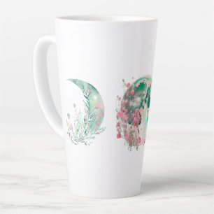 Caneca De Café Latte Lua tripla