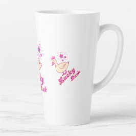 Caneca De Café Latte Lucky Duck women T-shirt Modern Design
