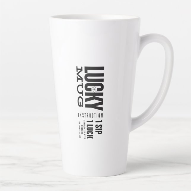 Caneca De Café Latte Lucky Latte Mug (Direita)