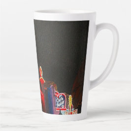 Caneca De Café Latte Luigi's Tires