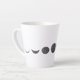 Caneca De Café Latte Lunar Fase Café Mug