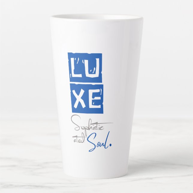 Caneca De Café Latte LUXE Sophisticated Soul (Frente)