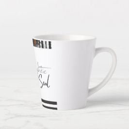 Caneca De Café Latte LUXE Sophisticated Soul