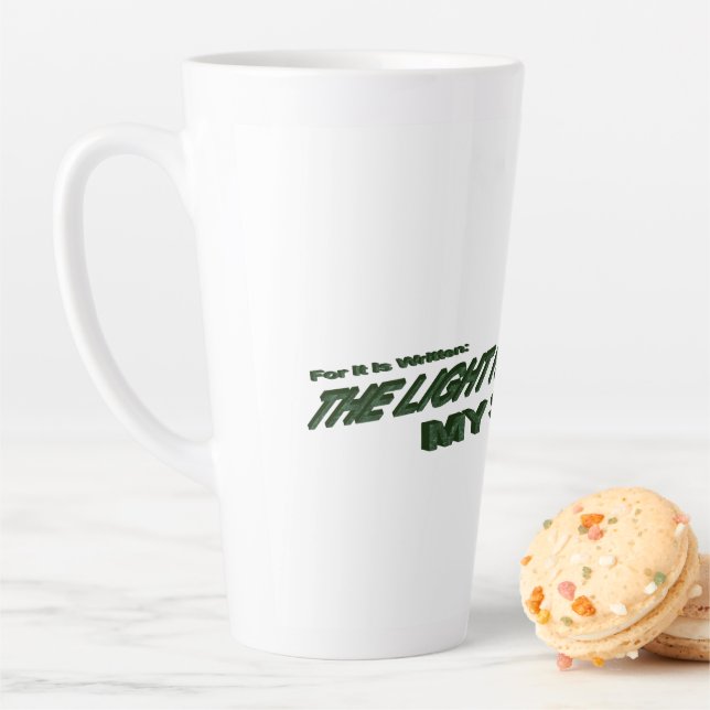 Caneca De Café Latte Luz Hath Torna-Se Meu Salvador - Verde (In Situ)