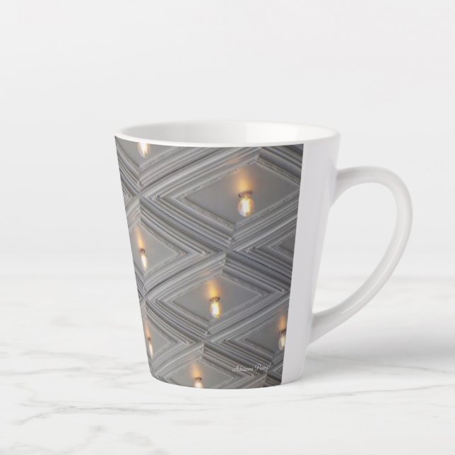 Caneca De Café Latte Luzes Lateral Mug (Direita)