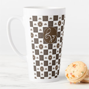 Caneca De Café Latte LV Lata Grande Mug