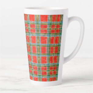 Caneca De Café Latte MAC BAIN TARTAN Large Latte Mug
