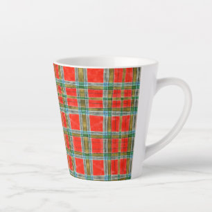 Caneca De Café Latte MAC BAIN TARTAN Latte Mug