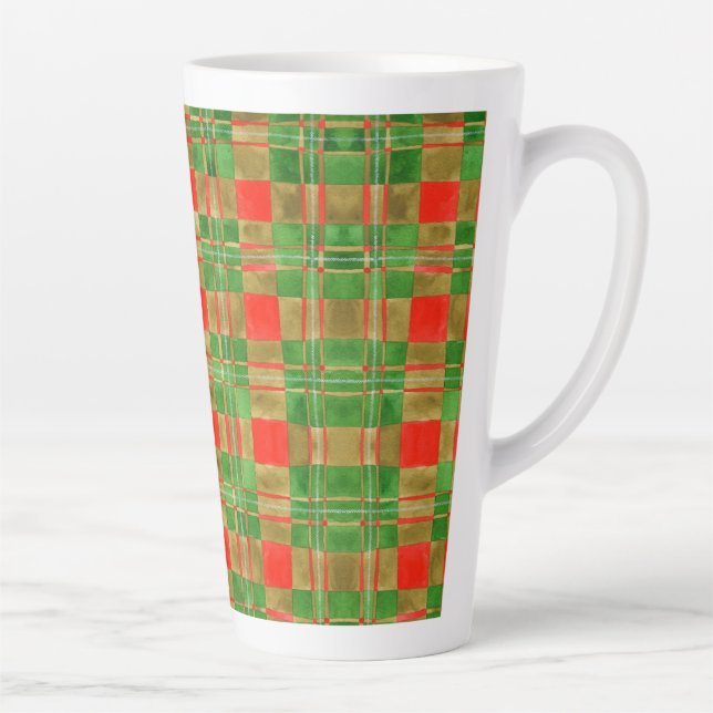 Caneca De Café Latte MAC GREGOR TARTAN Tall Latte (Direita)