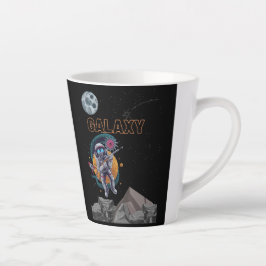 Caneca De Café Latte macaco GALÁXIA