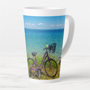 Caneca De Café Latte Mackinac Island Bike
