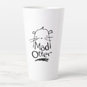 Caneca De Café Latte Mad Otter