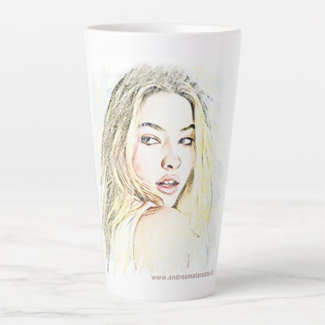 Caneca De Café Latte Madelyn (Frente)
