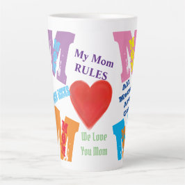 Caneca De Café Latte Mãe