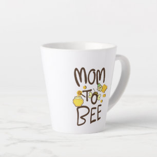 Caneca De Café Latte Mãe Abelha com Decoração de Desenho Animado
