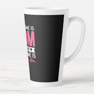Caneca De Café Latte Mãe Arte Minha Apelido É Mãe