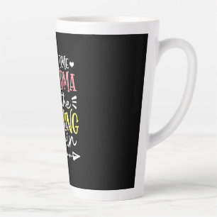 Caneca De Café Latte Mãe Arte Primeira Vez Avó Aniversário