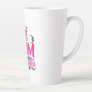 Caneca De Café Latte Mãe De Arte De mamãe E Amigos De Filha