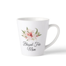 Mãe de Pelos Abençoada com Desenho Floral em Aquar