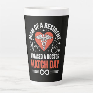 Caneca De Café Latte Mãe de um residente no dia da Residência Médica