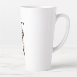 Caneca De Café Latte Mãe do Cocker