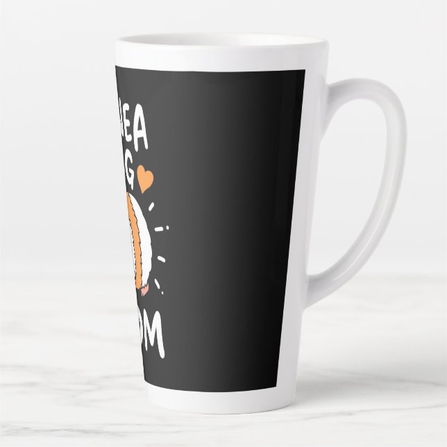 Caneca De Café Latte Mãe do Porco da Guiné (Direita)