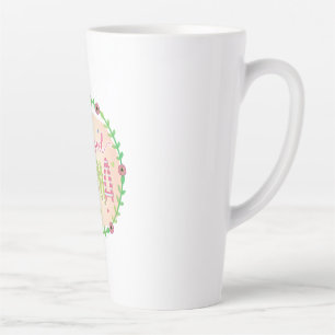 Caneca De Café Latte Mãe dotada de abençoada Mãe