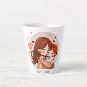 Caneca De Café Latte Mãe e Filha Adoráveis (14)